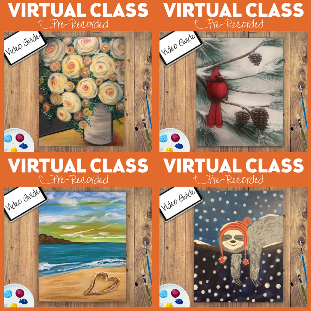 VIDEO RECORDING TUTORIAL & PAINT KIT TO GO- NO CLASS TIMES